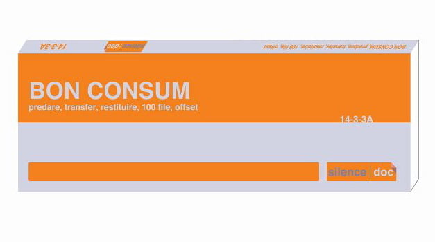 Bon consum predare transfer restituire autocopiativ