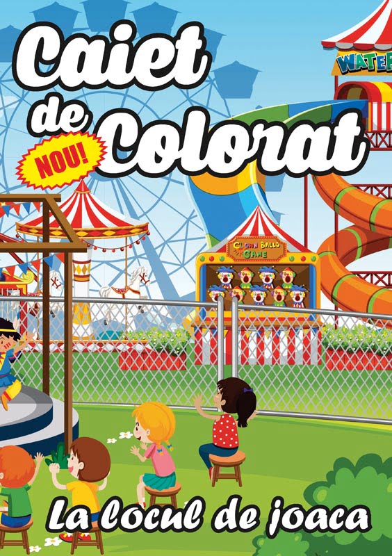 caiet colorat a4 la locul de joaca