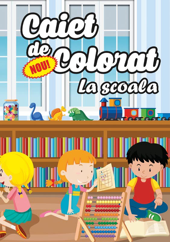 caiet colorat a4 la scoala