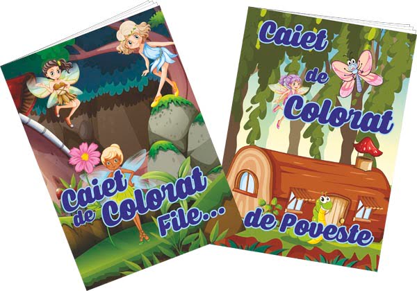 caiet colorat a5