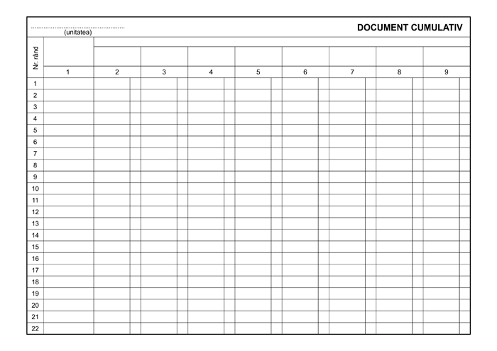 document cumulativ a4